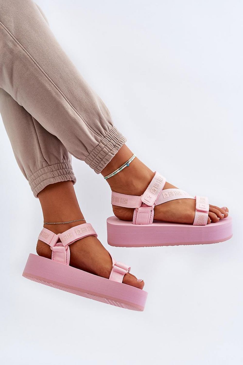  Sandały Model Big Star NN274A529 Pink - Step in style 