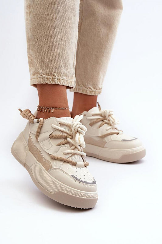   Buty Sportowe Model Moariella VL232P Beige - Step in style 