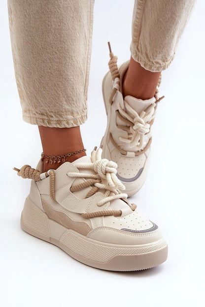   Buty Sportowe Model Moariella VL232P Beige - Step in style 