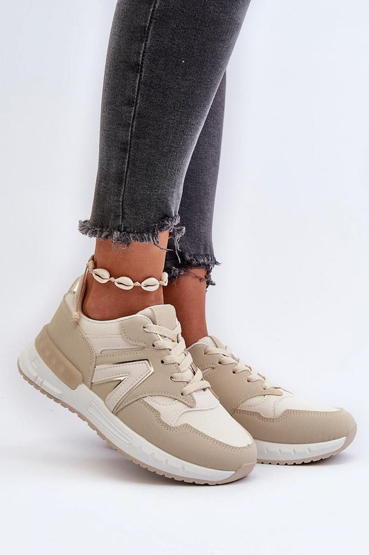   Buty Sportowe Model Vinelli A88-179 Beige - Step in style 