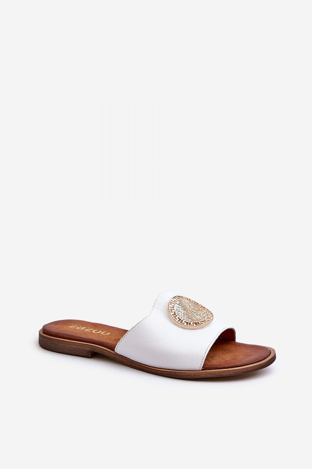  Sandał Klapki Model Zazoo 2938 White - Step in style 