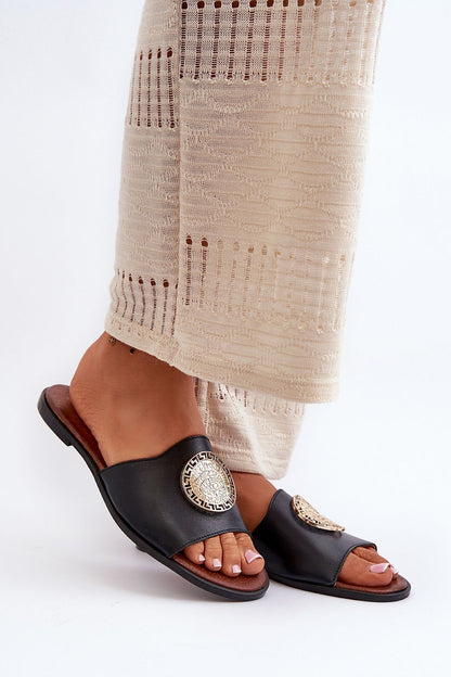  Sandał Klapki Model Zazoo 2938 Black - Step in style 