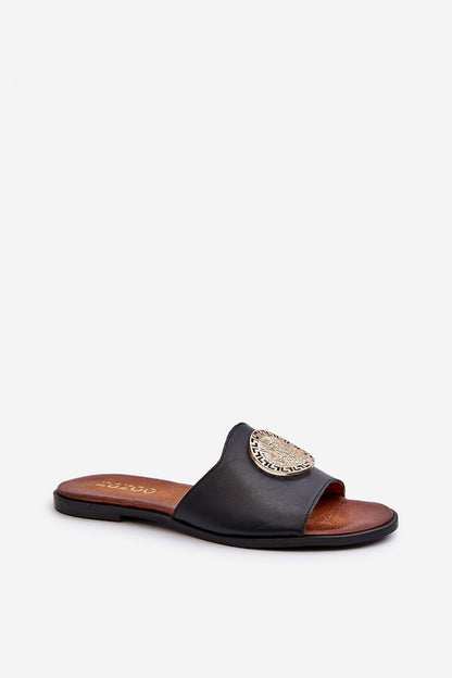  Sandał Klapki Model Zazoo 2938 Black - Step in style 