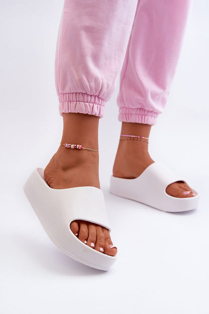  Sandał Klapki Model Airaplea 24SD19-7564 White - Step in style 