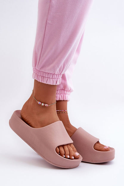  Sandał Klapki Model Airaplea 24SD19-7564 Pink - Step in style 