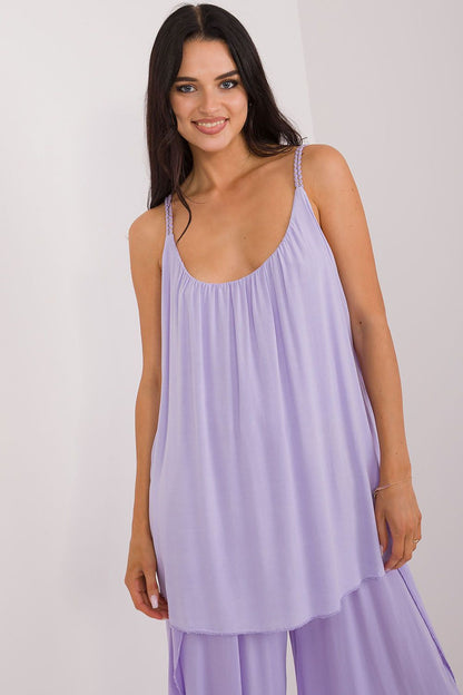  Koszulka Top Model TW-TP-BI-3025.13 Light Violet - Och Bella 