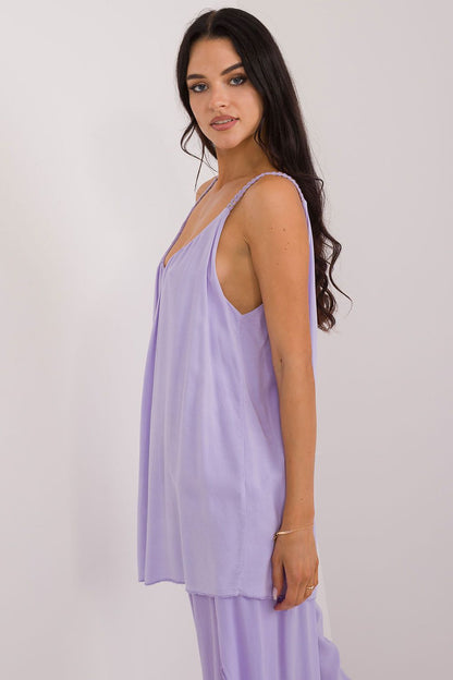  Koszulka Top Model TW-TP-BI-3025.13 Light Violet - Och Bella 