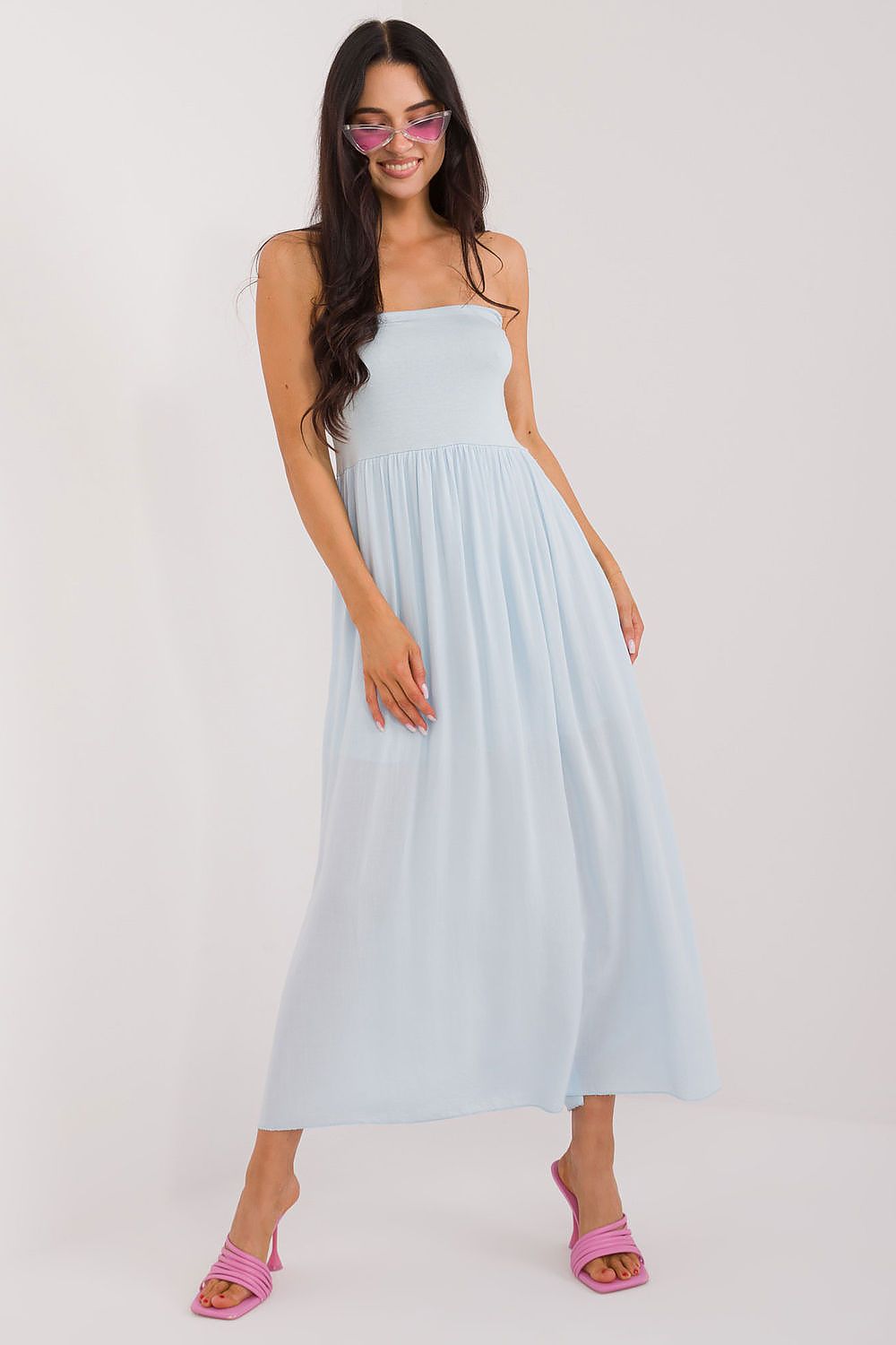  Spódnica Model TW-SD-BI-82160.48 Light Blue - Och Bella 