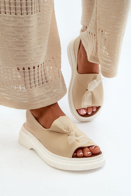  Sandały Model Zazoo 2939 Light Beige - Step in style 