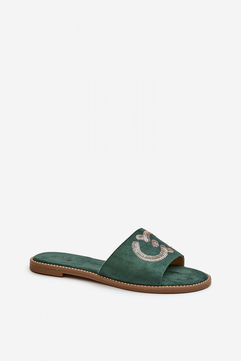  Sandał Klapki Model S.Barski KV27-052 Green - Step in style 