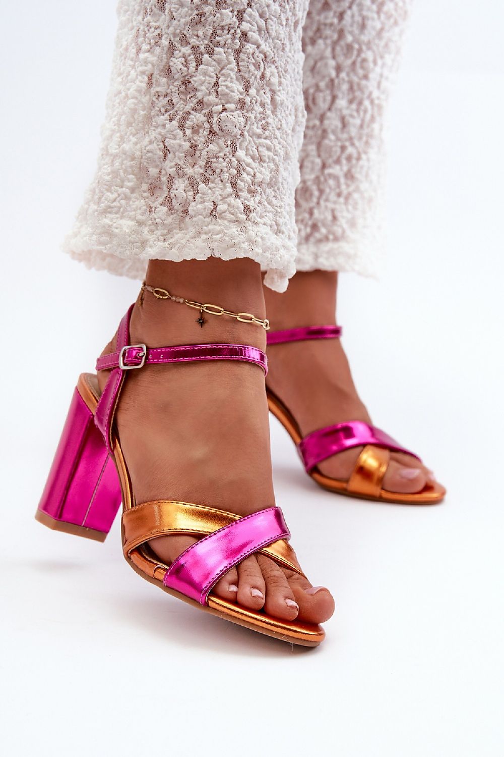  Sandały Model Abilica M366 Fuksja - Step in style 