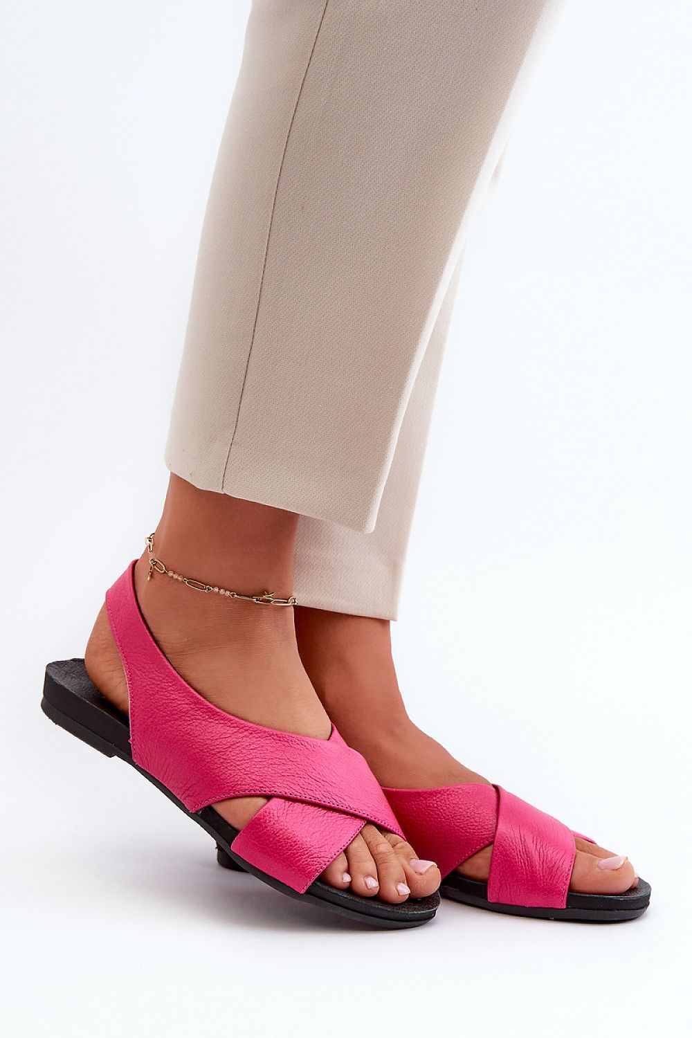  Sandały Model Zazoo 40407 Fuksja - Step in style 