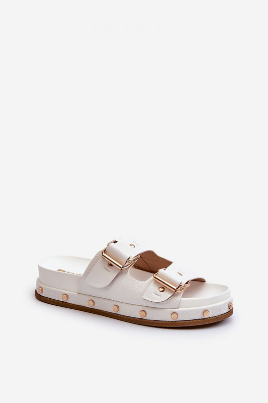  Sandał Klapki Model Big Star NN274081 White - Step in style 