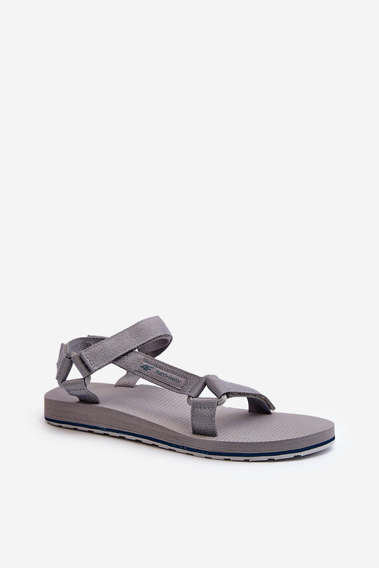  Sandały Model 4FRSS24FSANF054-20S Szare - Step in style 