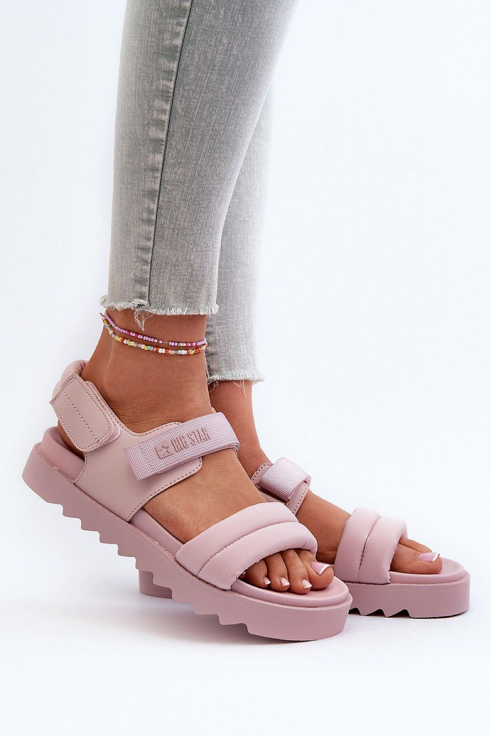  Sandały Model Big Star NN274753 Pink - Step in style 