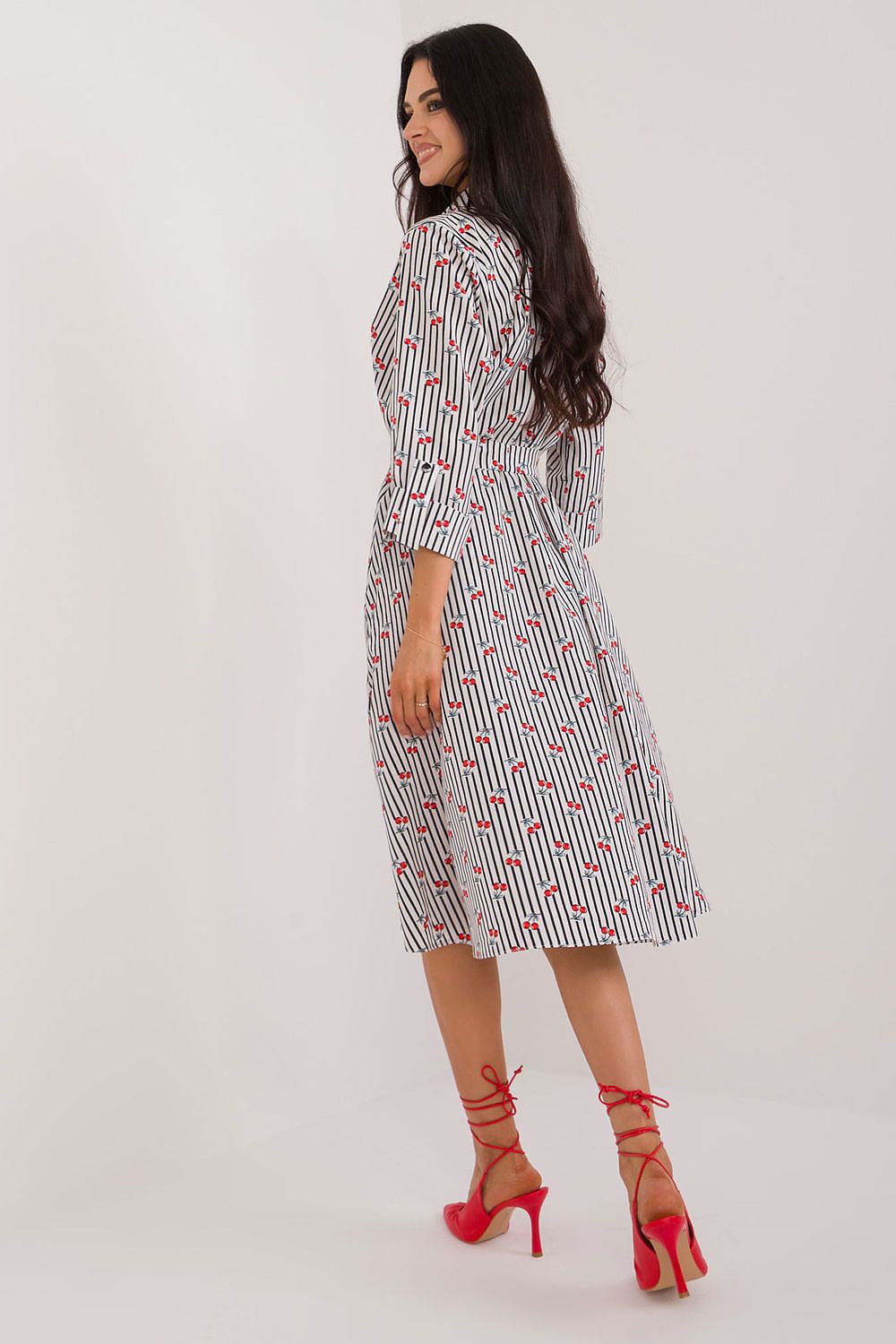  Sukienka Model LK-SK-509673-1.41X White/Black - Lakerta 