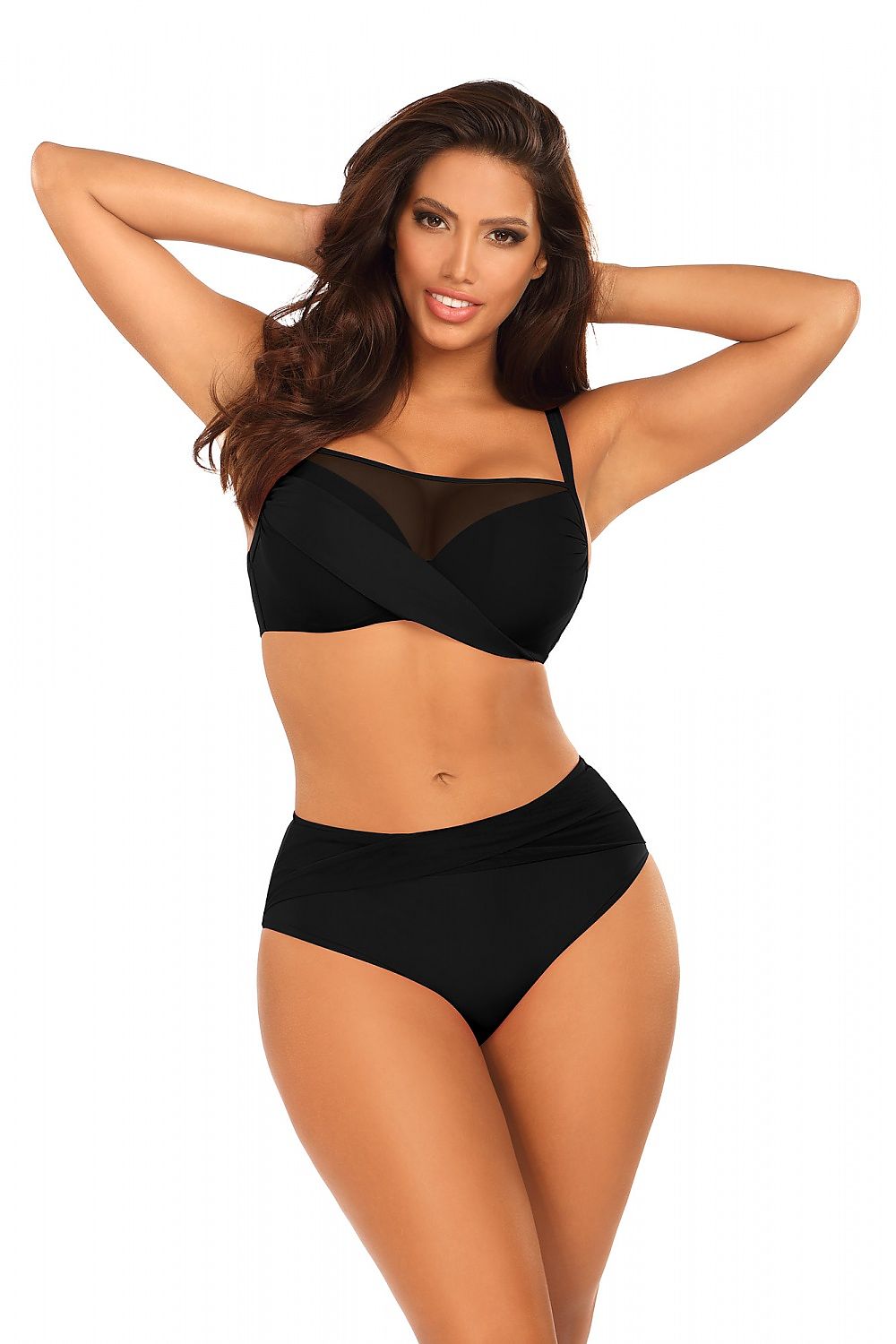  Kostium dwuczęściowy Kostium kąpielowy Model Fashion 32 S1002N3_Col.19 Black - Barontex 