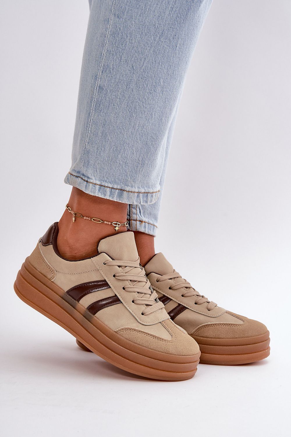   Buty Sportowe Model Nesonice 24SP26-6769 Brown - Step in style 