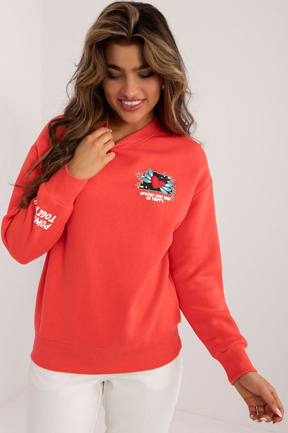   Bluza Damska Model D10600T02568E Coral - Sublevel 
