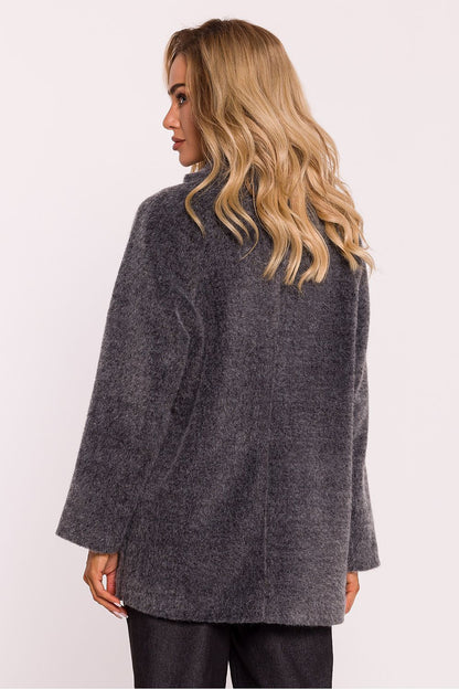   Płaszcz Damski Model MOE808 Grey - Moe 