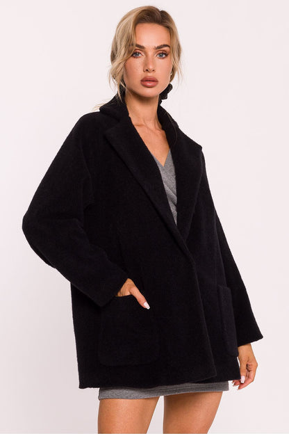   Płaszcz Damski Model MOE808 Black - Moe 