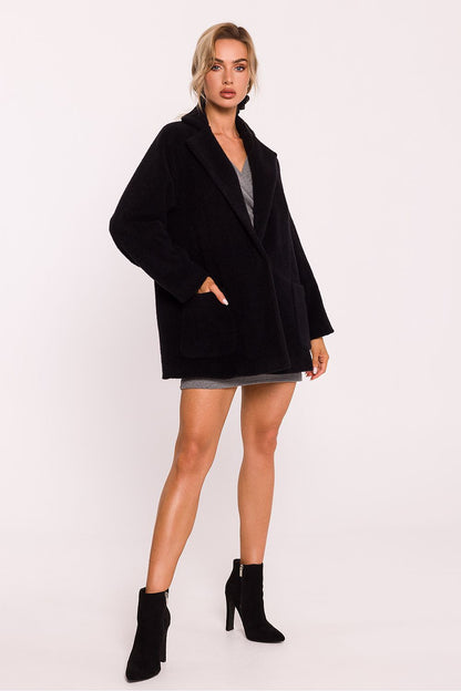   Płaszcz Damski Model MOE808 Black - Moe 