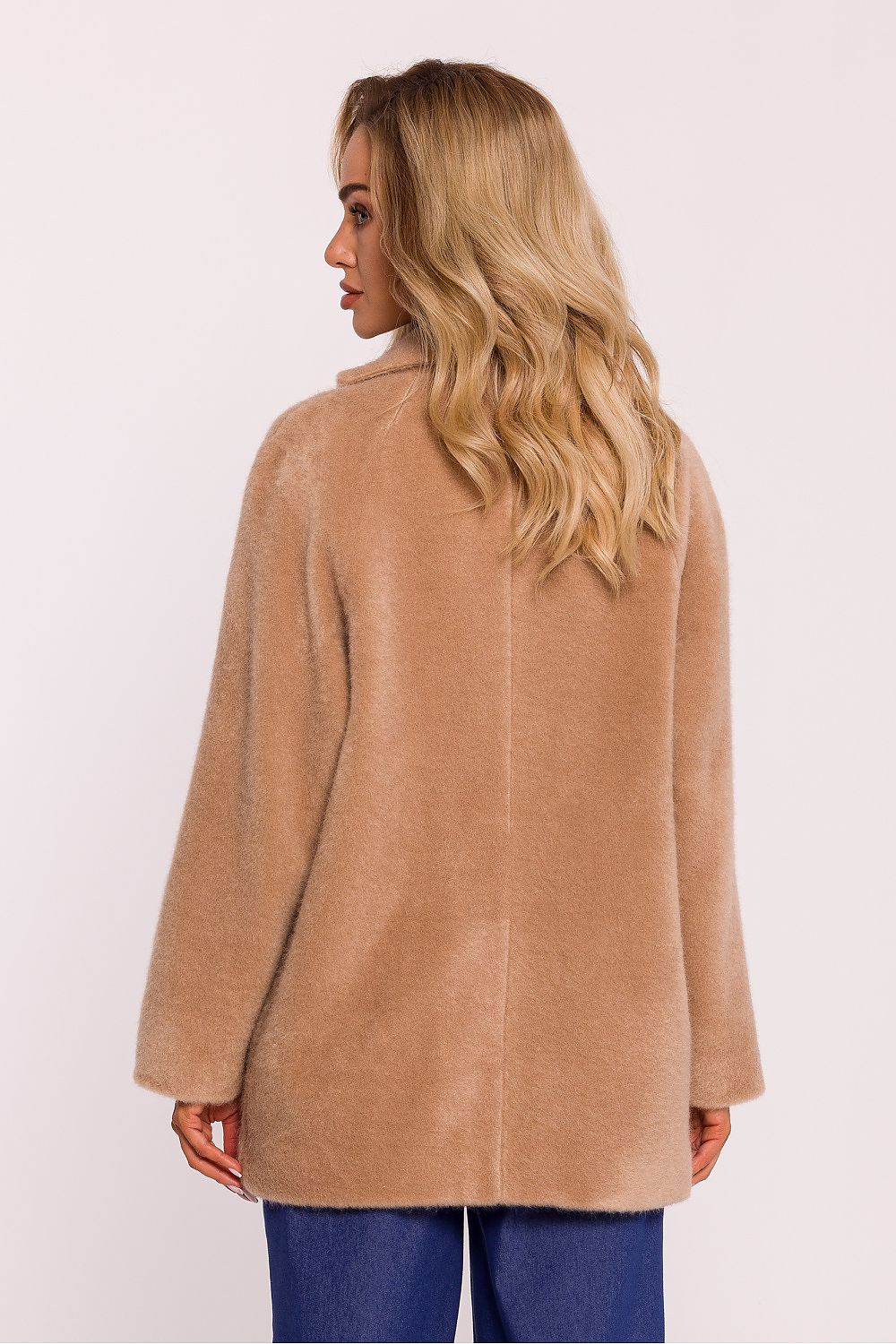   Płaszcz Damski Model MOE808 Beige - Moe 