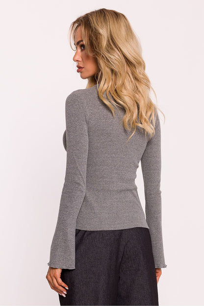   Bluzka Model MOE806 Grey Melange - Moe 