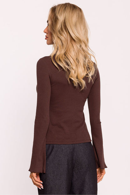   Bluzka Model MOE806 Brown - Moe 