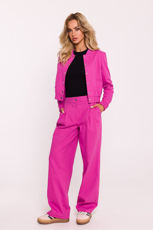   Kurtka Damska Model MOE800 Pink - Moe 