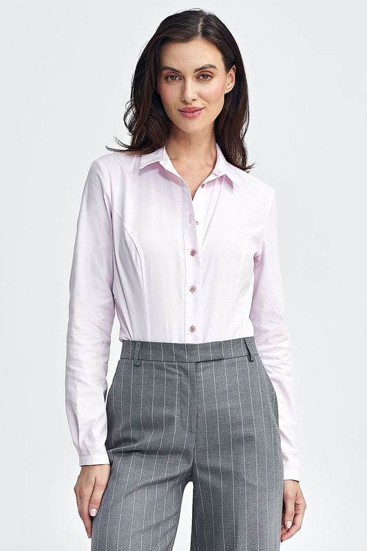  Koszula body K81 Light Pink - Nife 