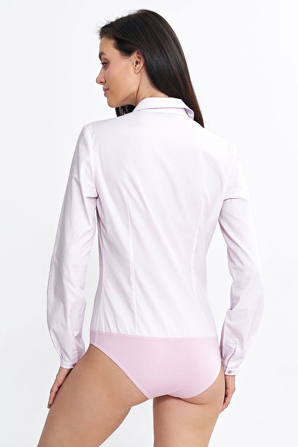   Koszula body K81 Light Pink - Nife 