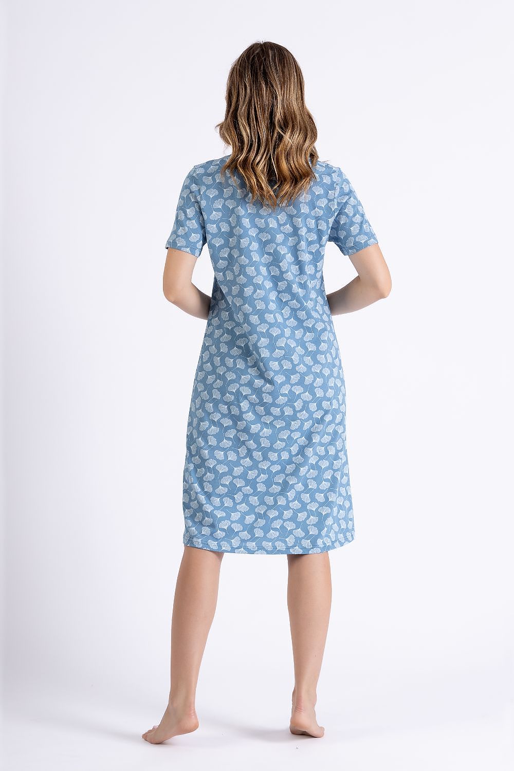  Koszulka nocna Koszula Nocna Model Adi 1452 Jeans - M-Max 