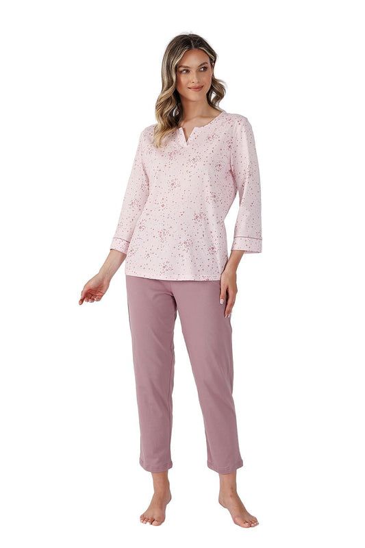  Piżama Damska Model Timea 1499 Powder Pink - M-Max 