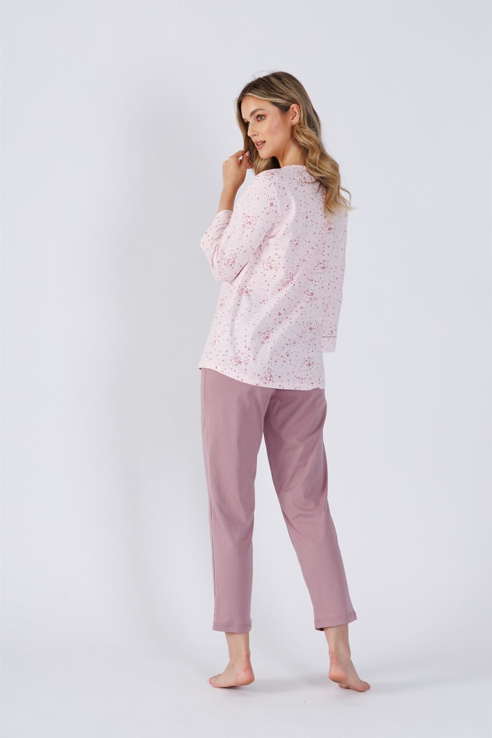  Piżama Damska Model Timea 1499 Powder Pink - M-Max 