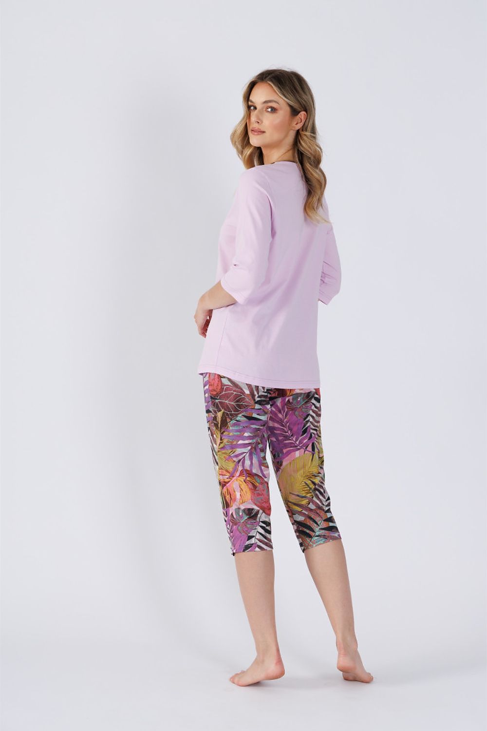  Piżama Damska Model Habika 1493 Lila/Pink - M-Max 