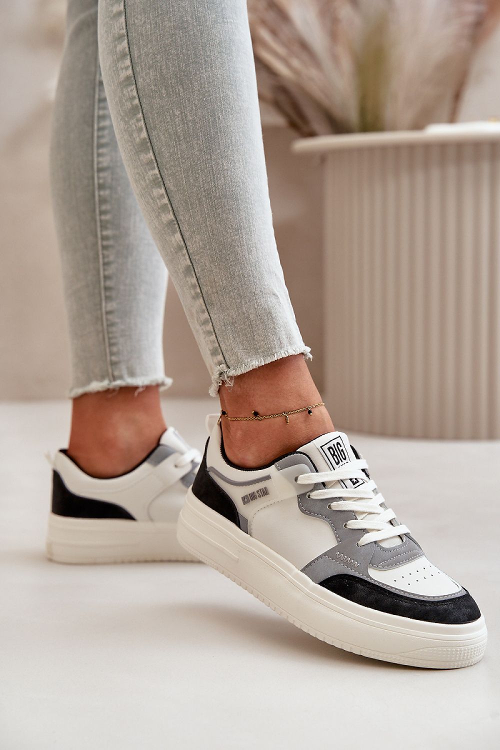   Buty Sportowe Model Big Star OO274028 White/Grey - Step in style 