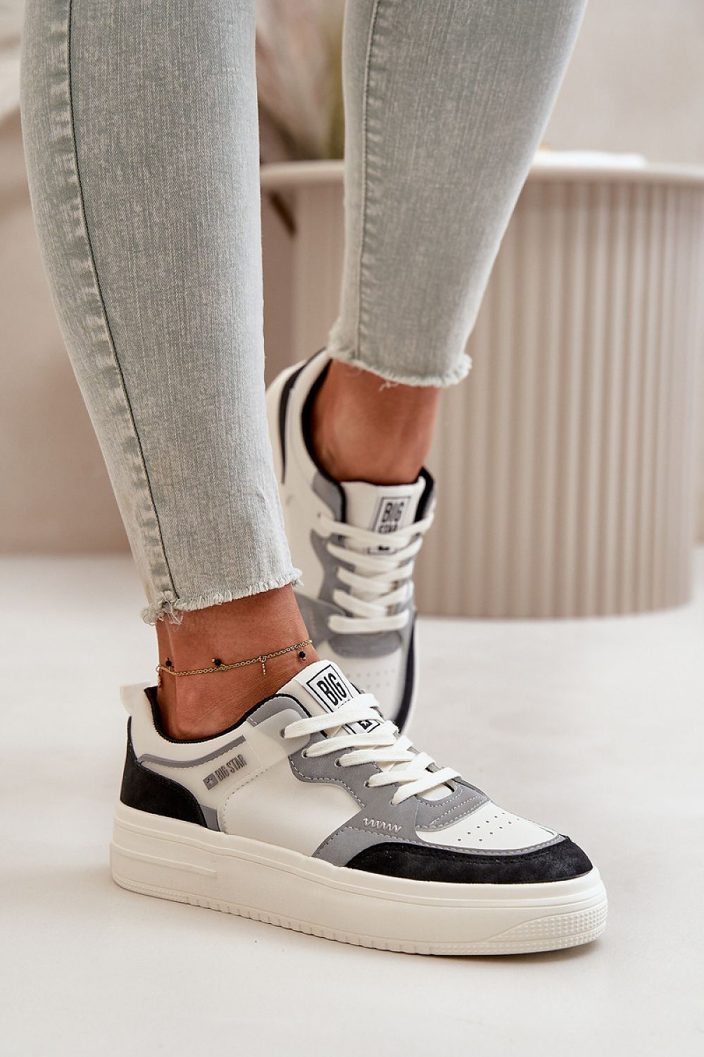   Buty Sportowe Model Big Star OO274028 White/Grey - Step in style 
