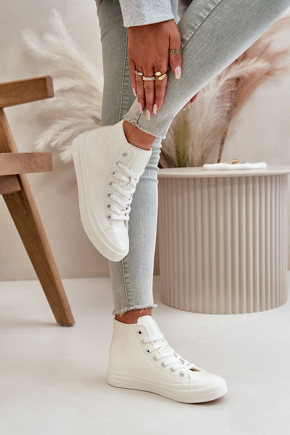   Trampki Model Big Star OO274932 White - Step in style 