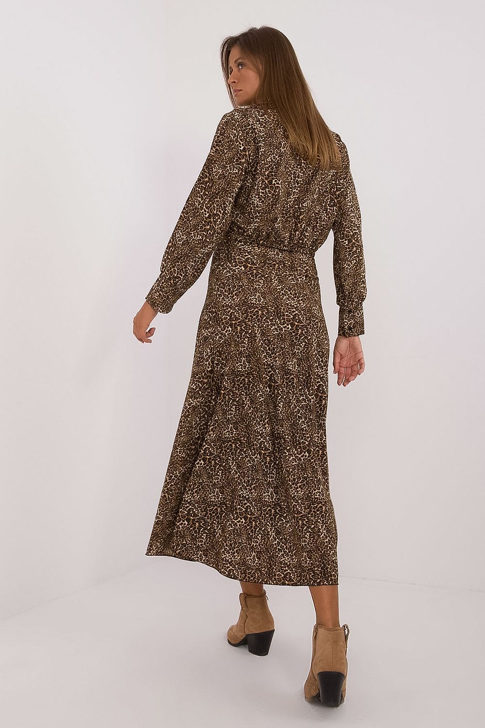  Spódnica Komplet Model DHJ-KMPL-19586-1.53 Dark Beige - Italy Moda 