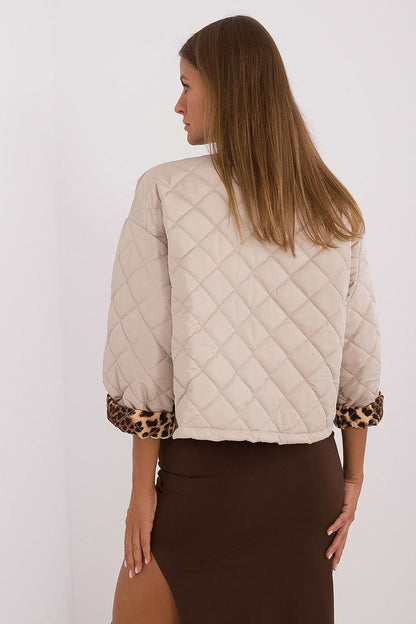   Kurtka Damska Model DHJ-KR-A8357.50 Beige - Italy Moda 