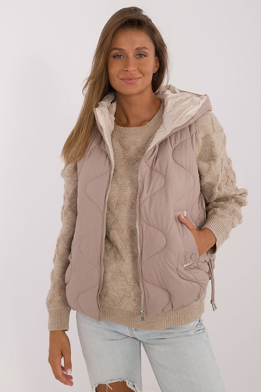   Kamizelka Model MBM-KZ-2302.54 Beige - MBM 