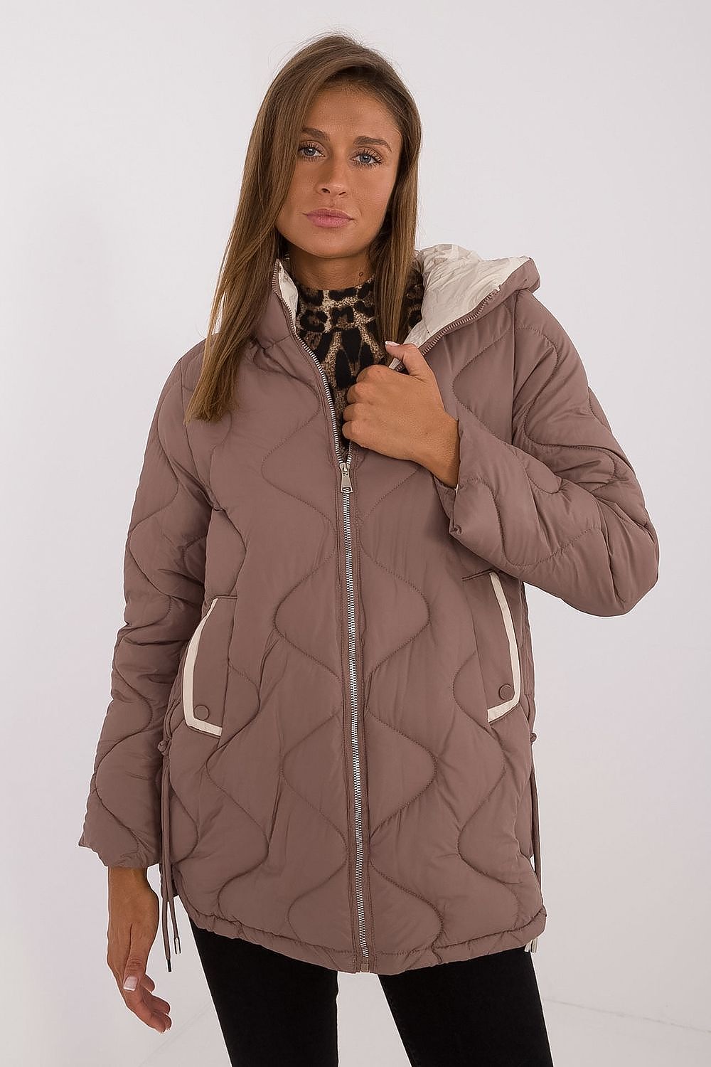   Kurtka Damska Model MBM-KR-2319.32 Brown - MBM 