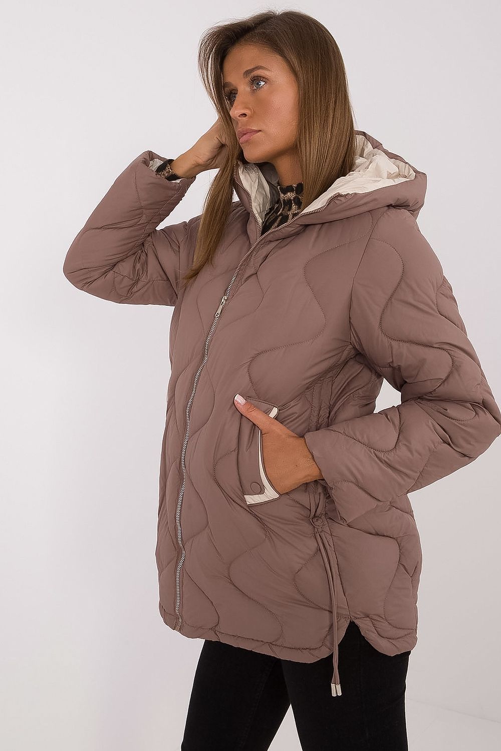   Kurtka Damska Model MBM-KR-2319.32 Brown - MBM 