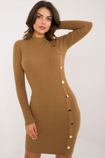  Sukienka Model AT-SK-2345-2.34 Light Brown - AT 