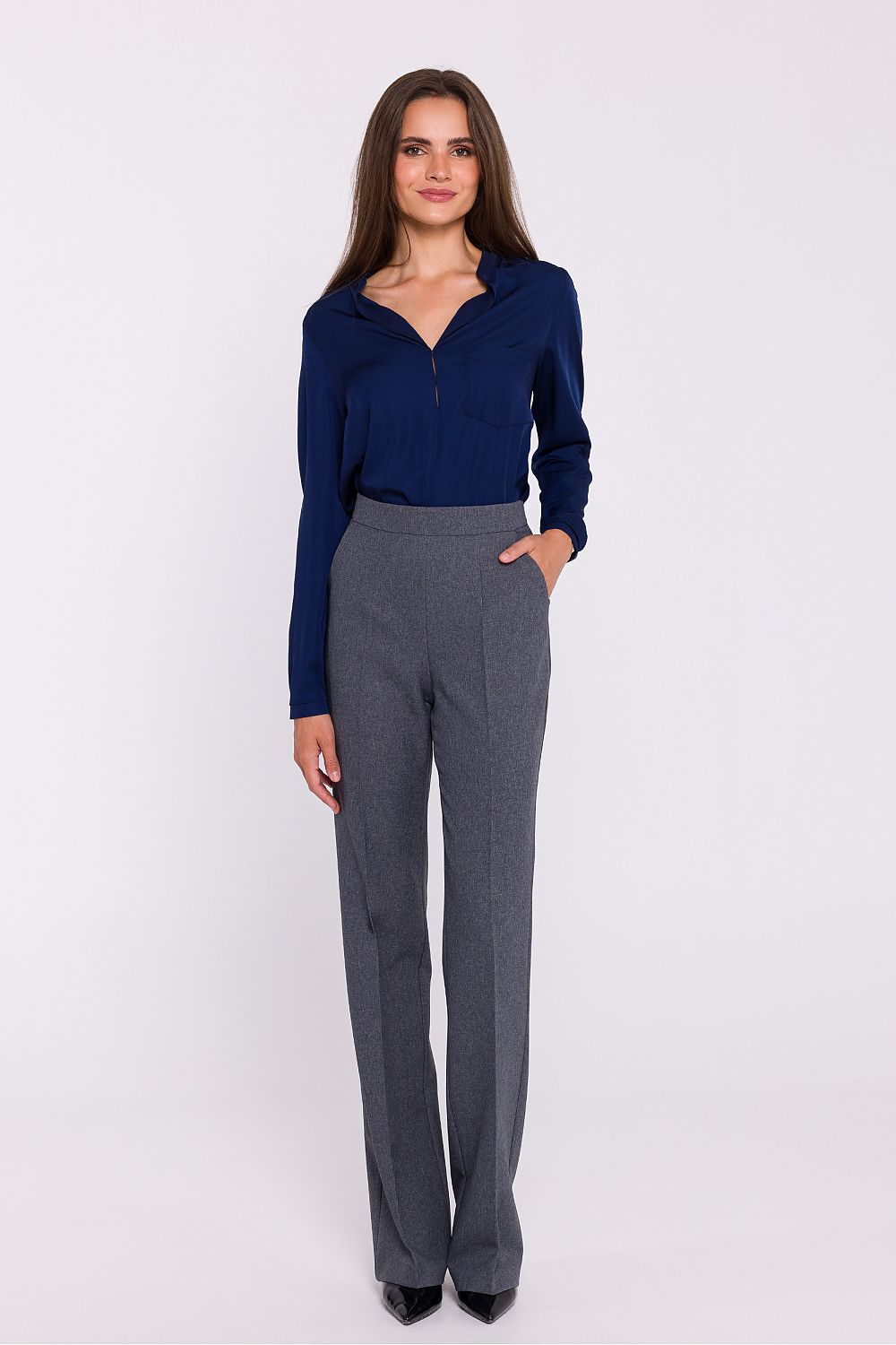   Bluzka Model S375 Navy - Stylove 