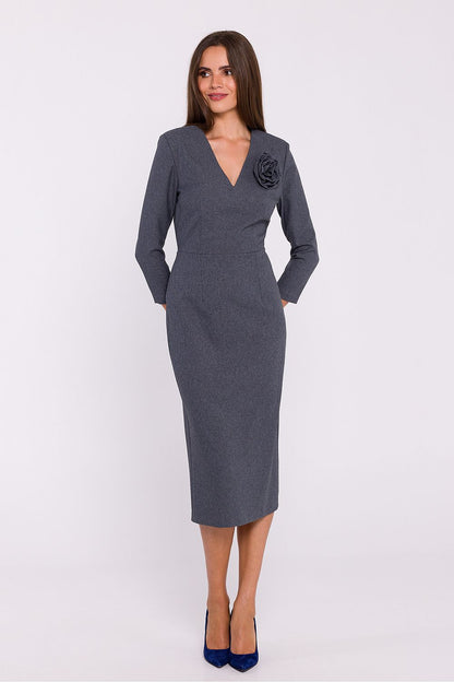  Sukienka Model S372 Grey - Stylove 