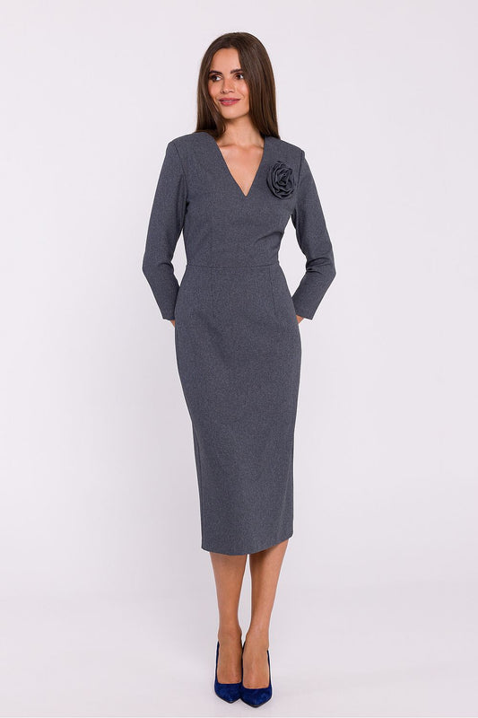  Sukienka Model S372 Grey - Stylove 