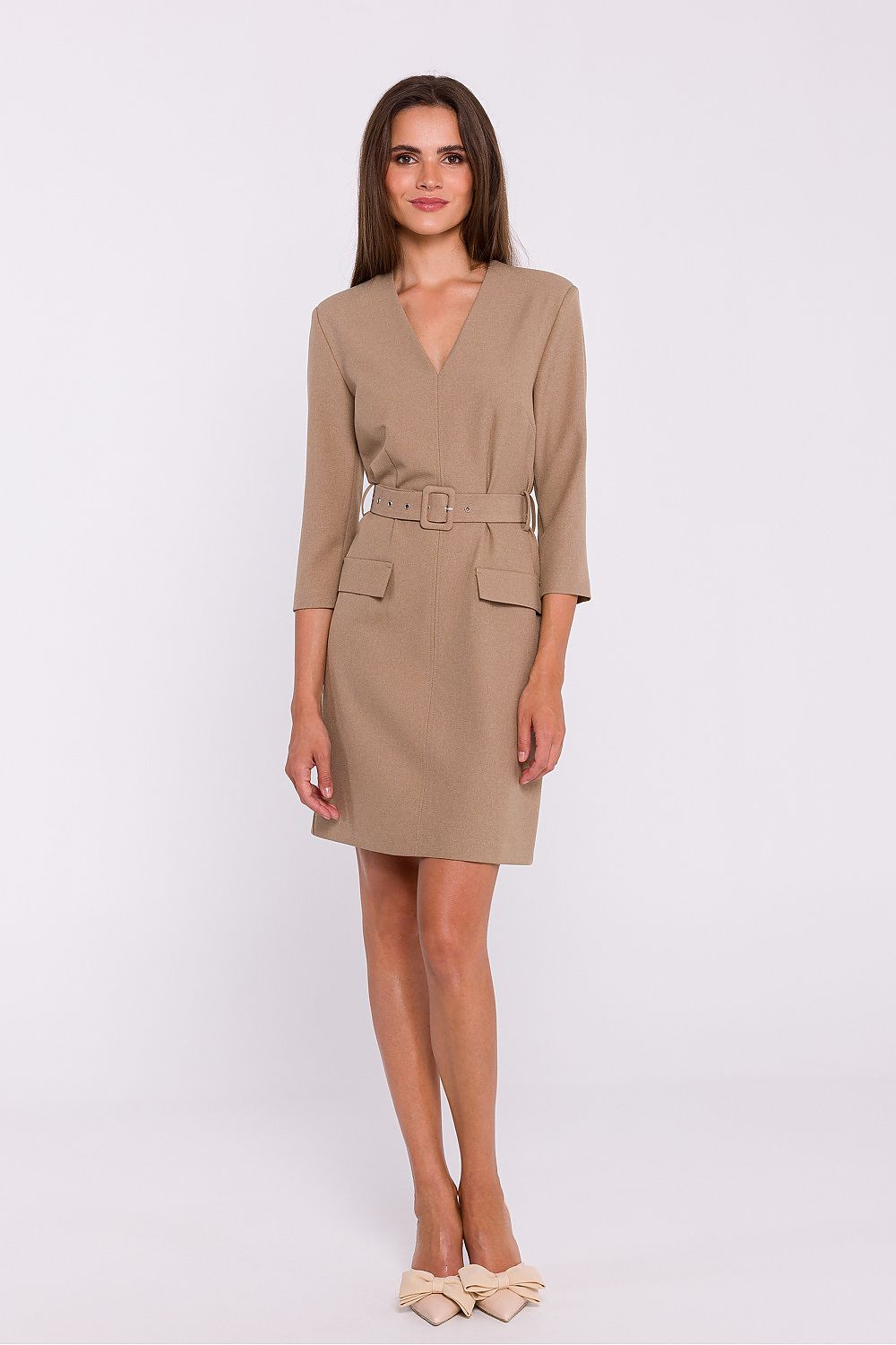  Sukienka Model S369 Beige - Stylove 