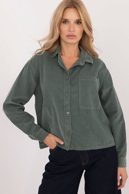   Koszula Damska Model D70046M11184A1 Dark Green - Sublevel 